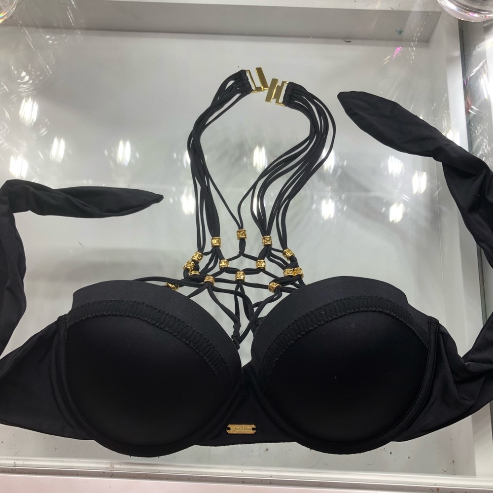 Black Lost Coast caged balconette top